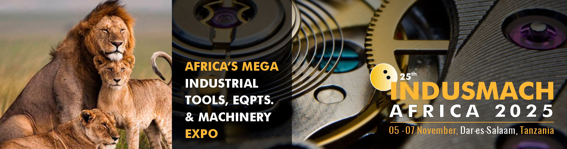 Indusmach Tanzania 2025 - International INDUSTRIAL TOOLS, EQPTS. & MACHINERY Show Africa
