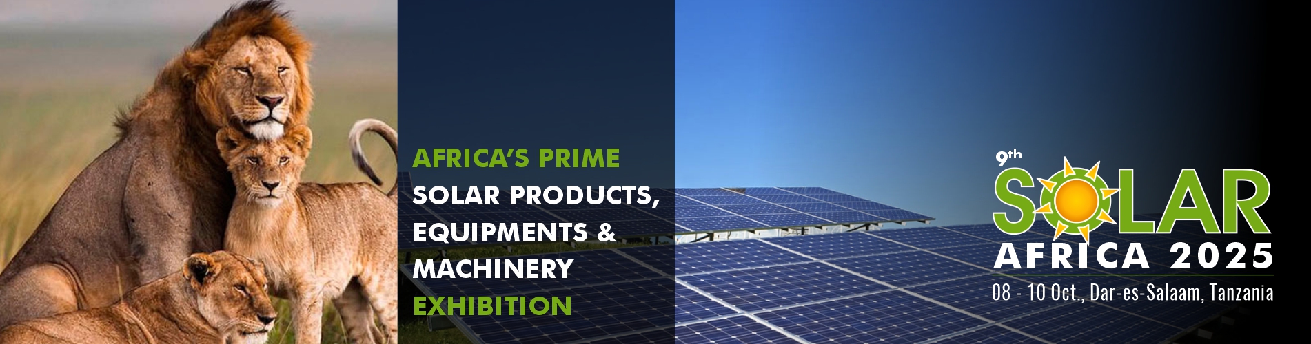 SOLAR Tanzania 2024 - International SOLAR PRODUCTS, EQUIPMENTS & MACHINERY Show Africa